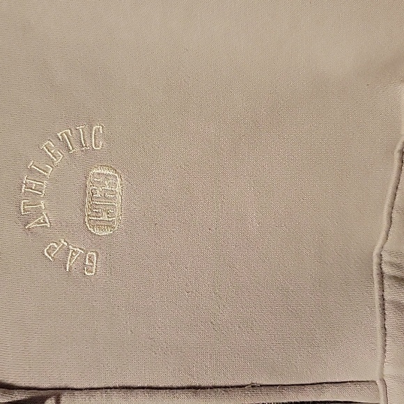 Vintage GAP Beige Soft Crop Half Zip Hoodie M - Picture 4 of 6